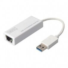 Adapteris USB 3.0 A(M) į RJ45(F), 10/100/1000Mbps