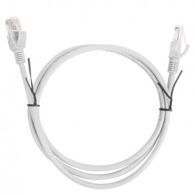 Kabelis komutac. RJ45/RJ45 1m UTP, 5e, grey